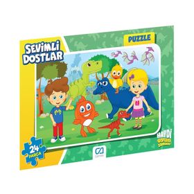 Ca Games 5121-5122 Sevimli Dostlar Frame 35 Parça Puzzle