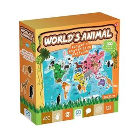 CA Games 5152 World’s Animal 100 Parça Puzzle