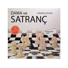 CA Games 5188Plastik Kutulu Dama ve Satranç