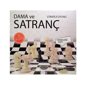 CA Games 5188Plastik Kutulu Dama ve Satranç