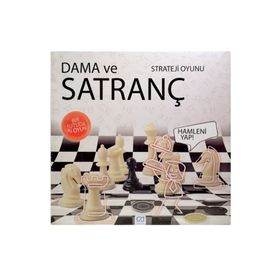 CA Games 5188Plastik Kutulu Dama ve Satranç