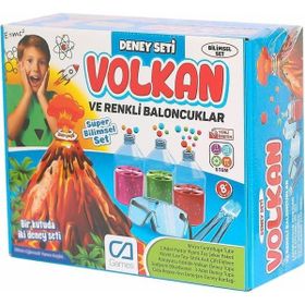 CA Games 5217 Volkan ve Renkli Baloncuklar Eğitici Oyuncak