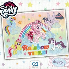 CA Games 60 Parça My Little Pony Kız Çocuk Puzzle