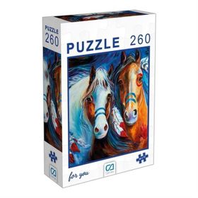 CA Games Atlar 260 Parça Puzzle
