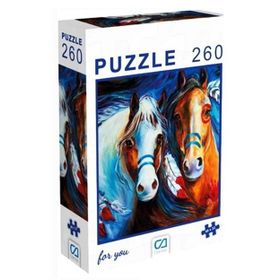 CA Games Atlar 260 Parça Puzzle