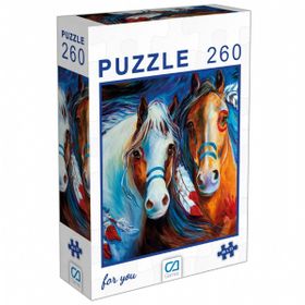 CA Games Atlar 260 Parça Puzzle