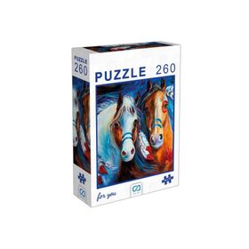 CA Games Atlar 260 Parça Puzzle