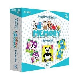 Ca Games CA.5041 Memory Hayvanlar Eşleştirme Kartları