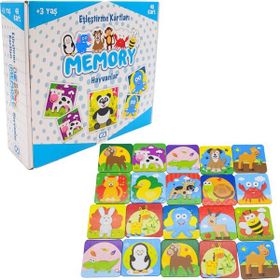 Ca Games CA.5041 Memory Hayvanlar Eşleştirme Kartları