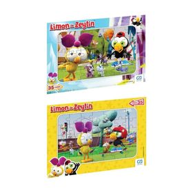 CA Games CA.505084 100 Parça Limon İle Zeytin Puzzle