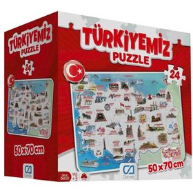 CA Games CA.5079 0091 Türkiyemiz Yer Puzzle