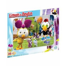 CA Games CA 5082-5083 Limon İle Zeytin Frame 35 Parça Puzzle