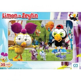 CA Games CA 5082-5083 Limon İle Zeytin Frame 35 Parça Puzzle