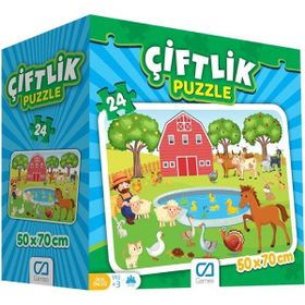 CA Games Ca.5133 Çiftlik Eğitici Puzzle