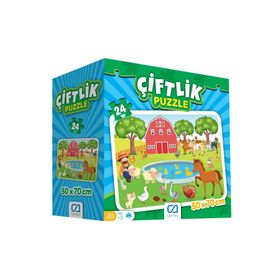 CA Games Ca.5133 Çiftlik Eğitici Puzzle