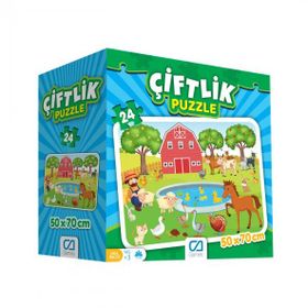 CA Games Ca.5133 Çiftlik Eğitici Puzzle