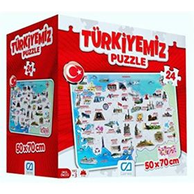 CA Games CA5079 24 Parça Türkiyemiz Puzzle