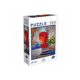CA Games CA6001 Kırmızı Kapı 260 Parça Puzzle Oyuncak
