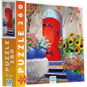 CA Games CA6001 Kırmızı Kapı 260 Parça Puzzle Oyuncak