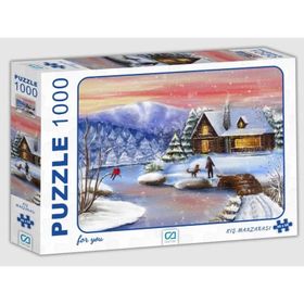 CA Games Ca7018 1000 Parça Kış Manzarası Puzzle