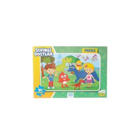 CA Games CAFRM-5121-5122 Sevimli Dostlar Frame 24 Parça Puzzle