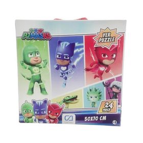 CA Games Çocuklar İçin Zeka Geliştirici Öğrenmeyi Destekleyen Pija Maskeliler Yer 24 Parça Puzzle