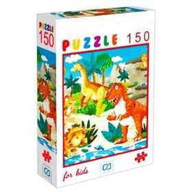 CA Games Dinazorlar 150 Parça Puzzle