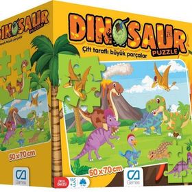 CA Games Dinazorlar 24 Parça 50x70 cm Puzzle