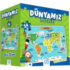 CA Games Dünya'mız 24 Parça Dev Puzzle