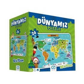 CA Games Dünya'mız 24 Parça Dev Puzzle