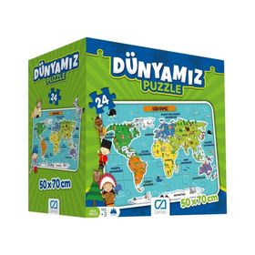 CA Games Dünyamız 24 Parça Puzzle