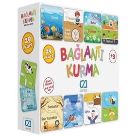 CA Games Eğitici Kartlar Bağlantı Kurma 29 Parça Oyun