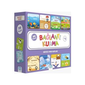 CA Games Eğitici Kartlar Bağlantı Kurma 29 Parça Oyun