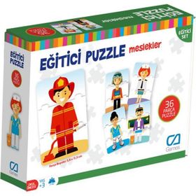 CA Games Eğitici Neşeli Meslekler Puzzle