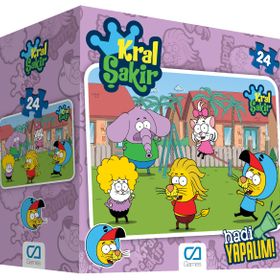 CA Games Kral Şakir 24 Parça Eğitici Yer Puzzle
