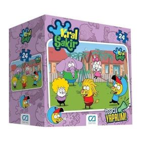 CA GAMES Kral Şakir 24 Parça Yer Puzzle