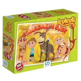 CA Games Kukili 100 Parça Çocuk Puzzle