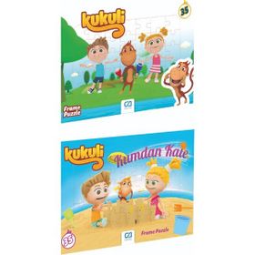 CA Games Kukuli 35 Parça Frame 2'li Set Puzzle