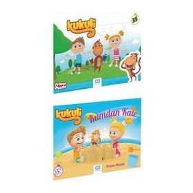 CA Games Kukuli 35 Parça Frame 2'li Set Puzzle
