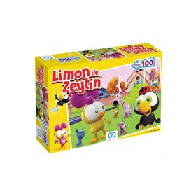 CA GAMES Limon İle Zeytin 100 Parça Kutulu Puzzle