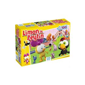 CA GAMES Limon İle Zeytin 100 Parça Kutulu Puzzle