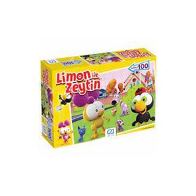 CA GAMES Limon İle Zeytin 100 Parça Kutulu Puzzle