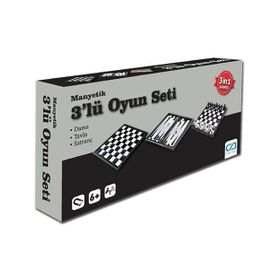 CA Games Manyetik 3'lü Oyun Seti