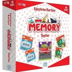 CA GAMES Memory Eşleştirme Kartları Taşıtlar