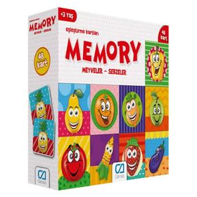 CA Games Memory Meyveler Sebzeler Eşleştime Kartları