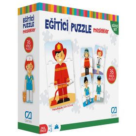 CA Games Meslekler 36 Parça Eğitici Puzzle