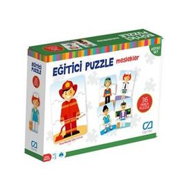 CA Games Meslekler 36 Parça Eğitici Puzzle