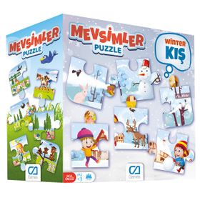 CA Games Mevsimler Yer Puzzle