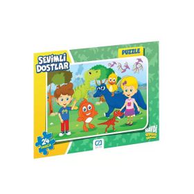 CA Games Puzzle 1 5121 Frame 24 Parça Sevimli Dostlar Puzzle