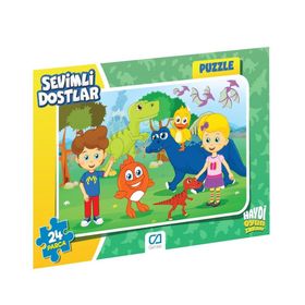 CA Games Puzzle 1 5121 Frame 24 Parça Sevimli Dostlar Puzzle